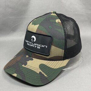 Centurion Boats Snap Back Cap Hat OC Outdoor Trucker Mesh Camouflage Camo Mens